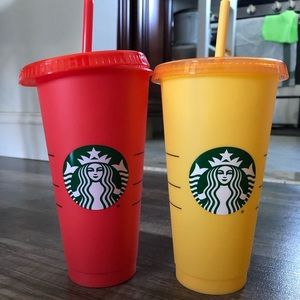 STARBUCKS CHANGING TUMBLR RED AND YELLOW. NEW